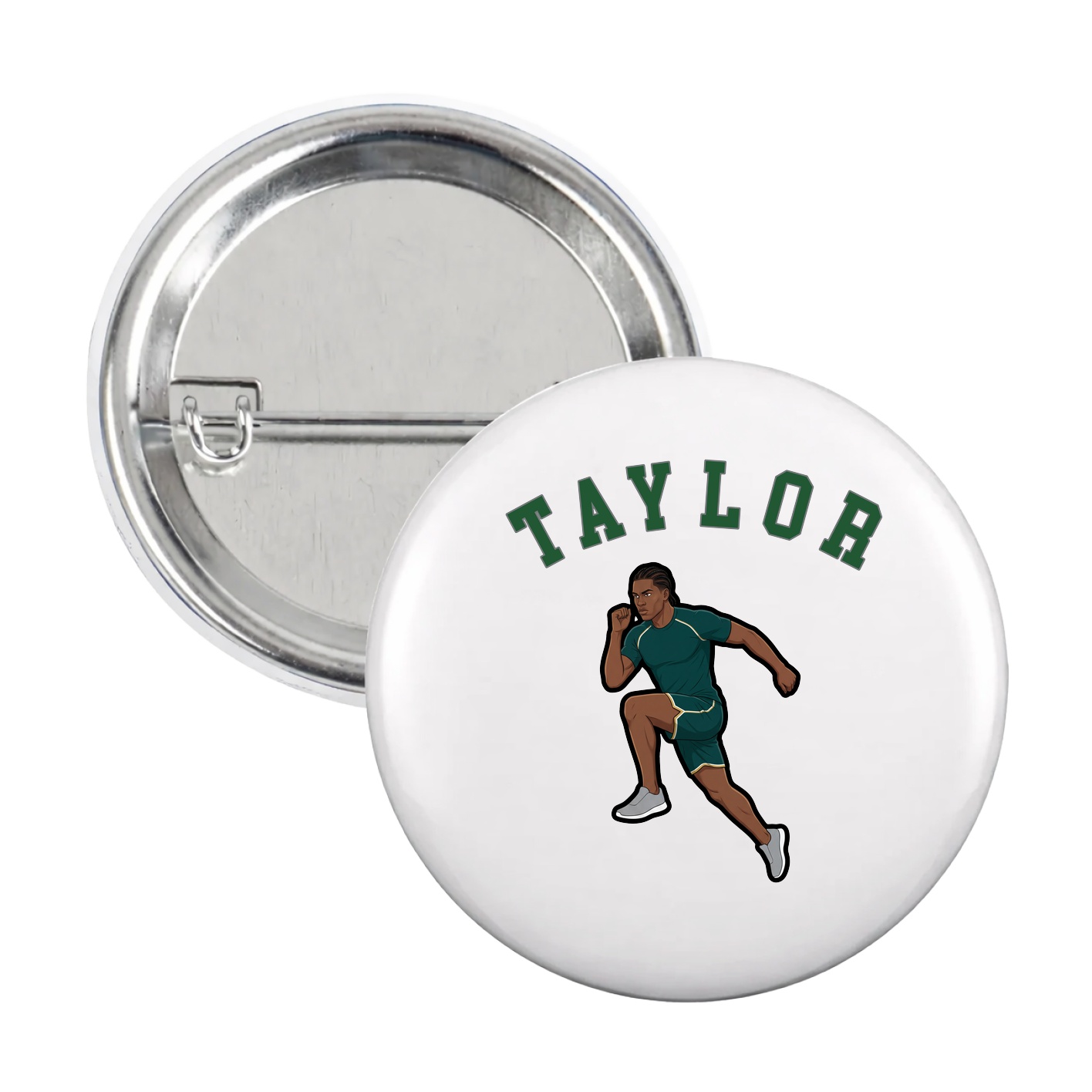 Game Day Button — Shirsey Arch in White
