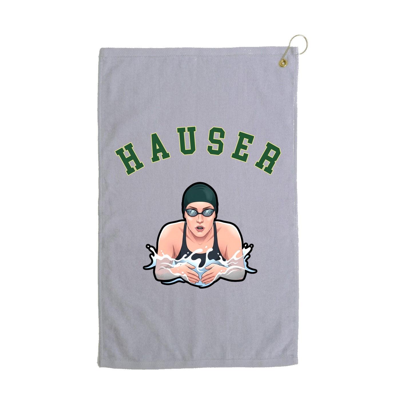 Golf Towel — Shirsey Arch in Grey