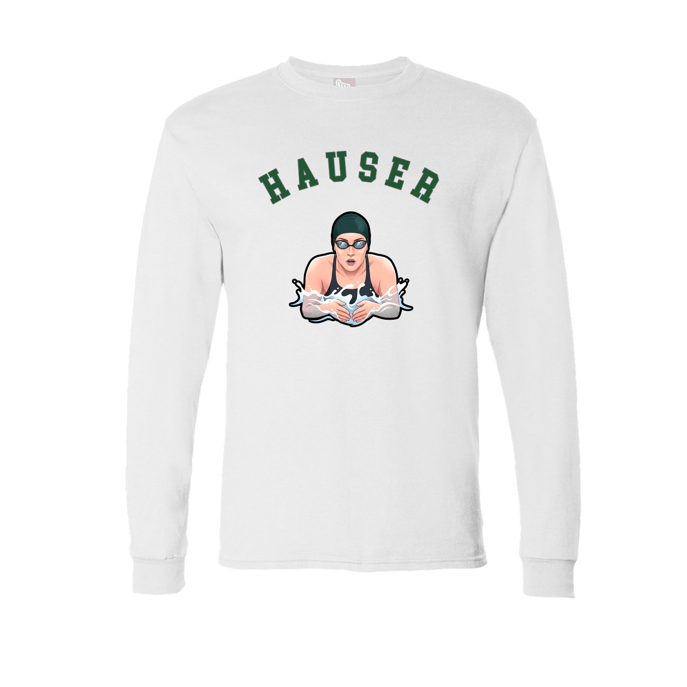 Long Sleeve Tee — Shirsey Arch in White