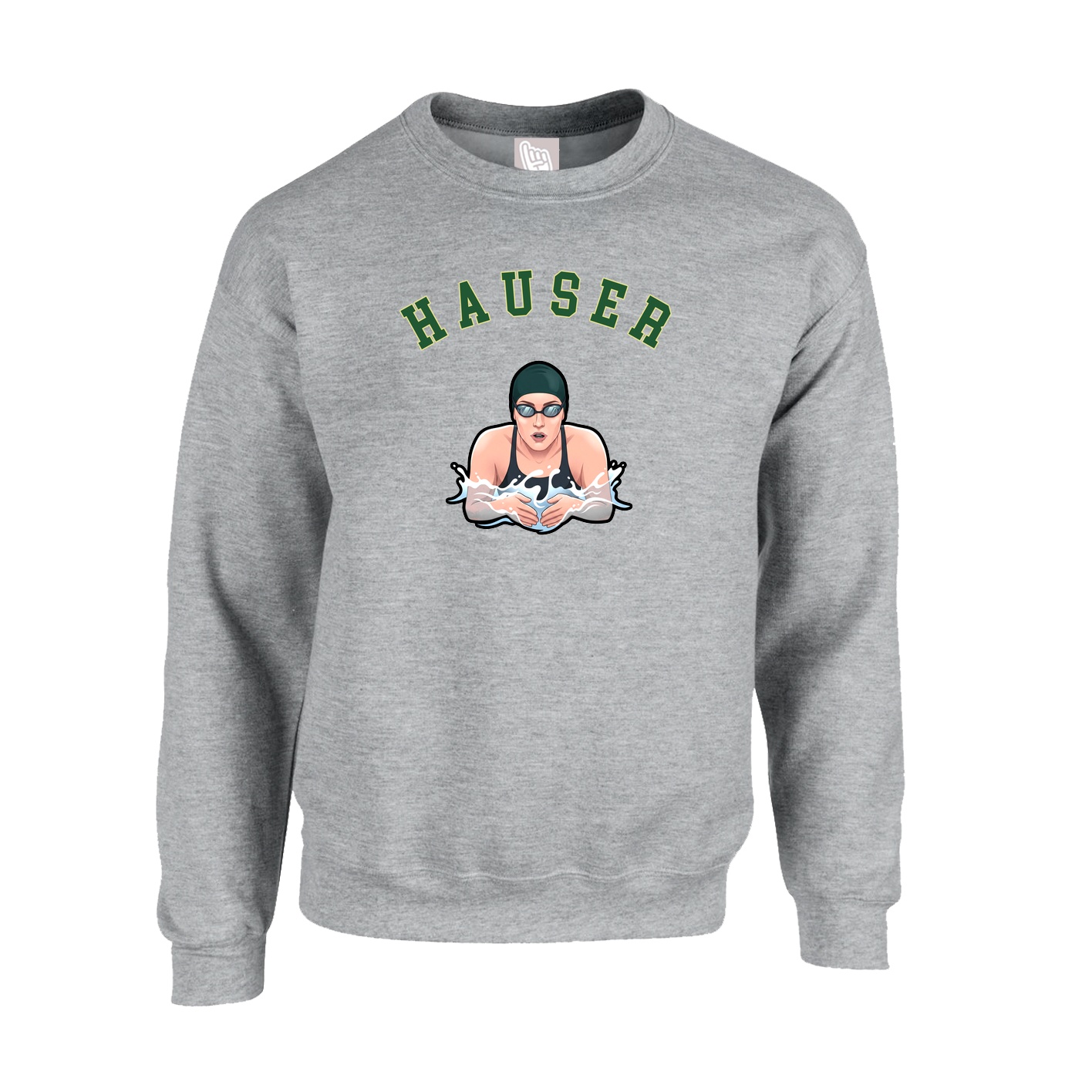 Fleece Crew — Shirsey Arch in Grey
