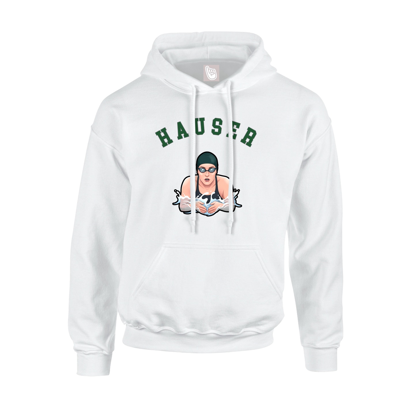 Youth Hoodie — Shirsey Arch in White