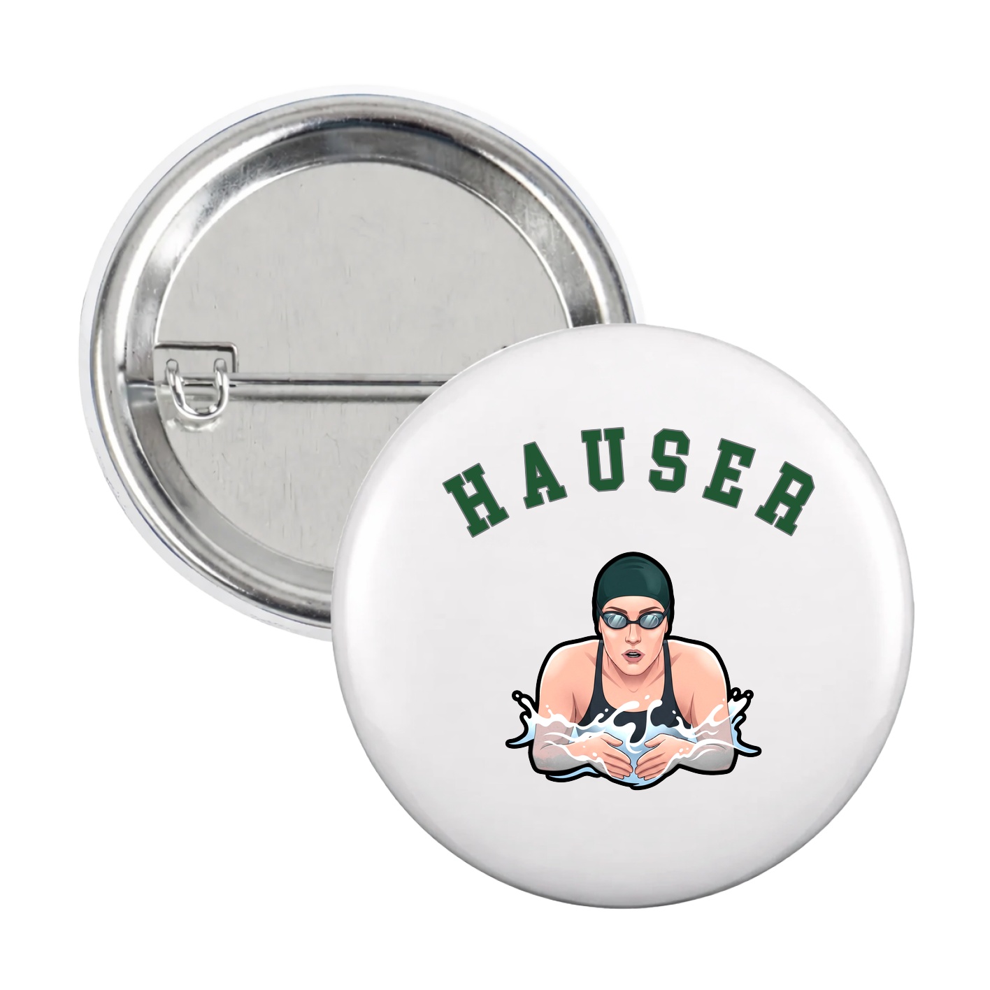 Game Day Button — Shirsey Arch in White