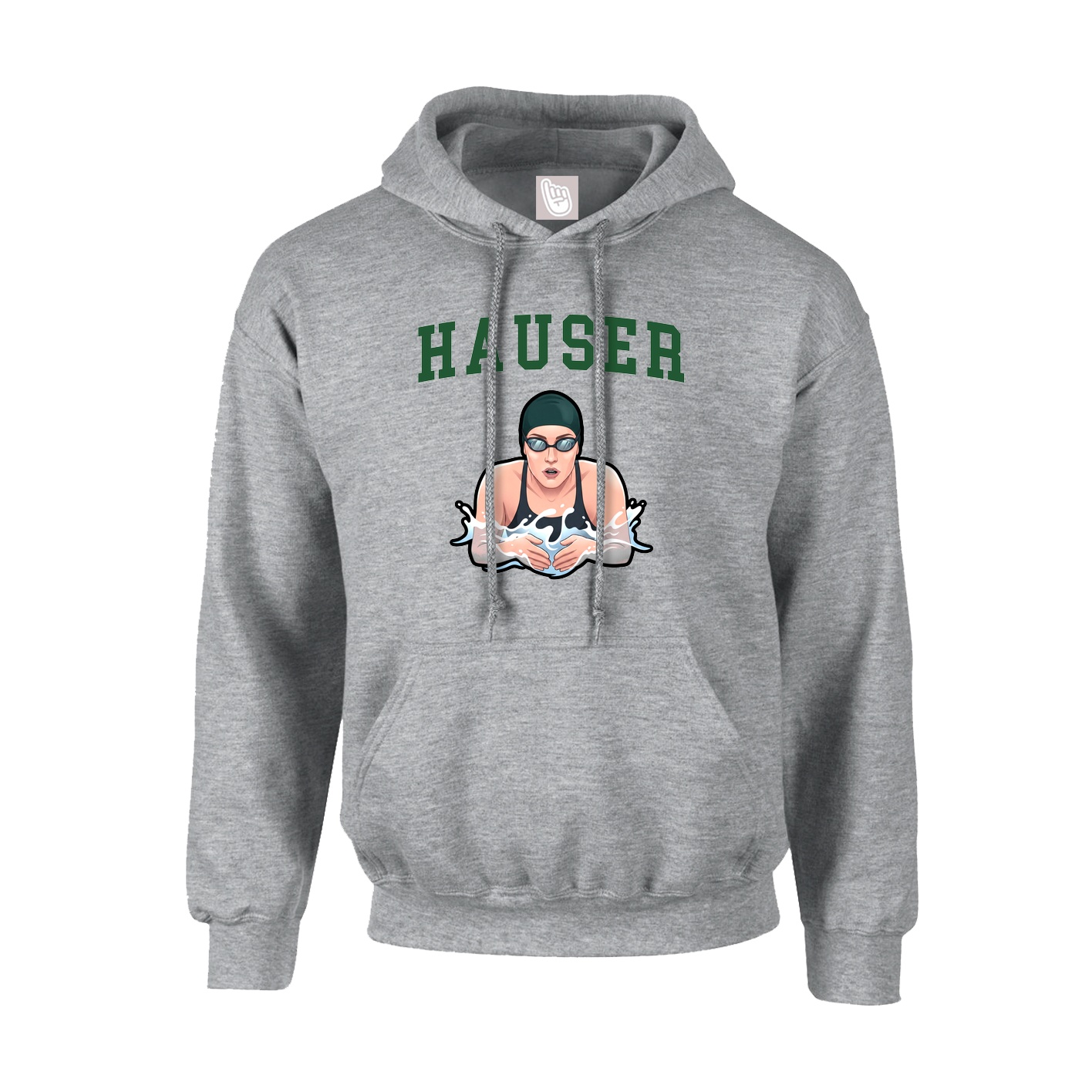 Hoodie — Shirsey in Grey