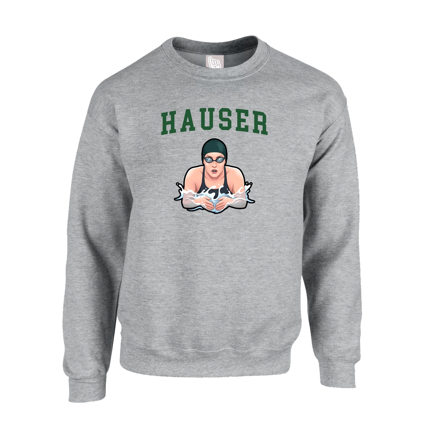Fleece Crew — Shirsey in Grey