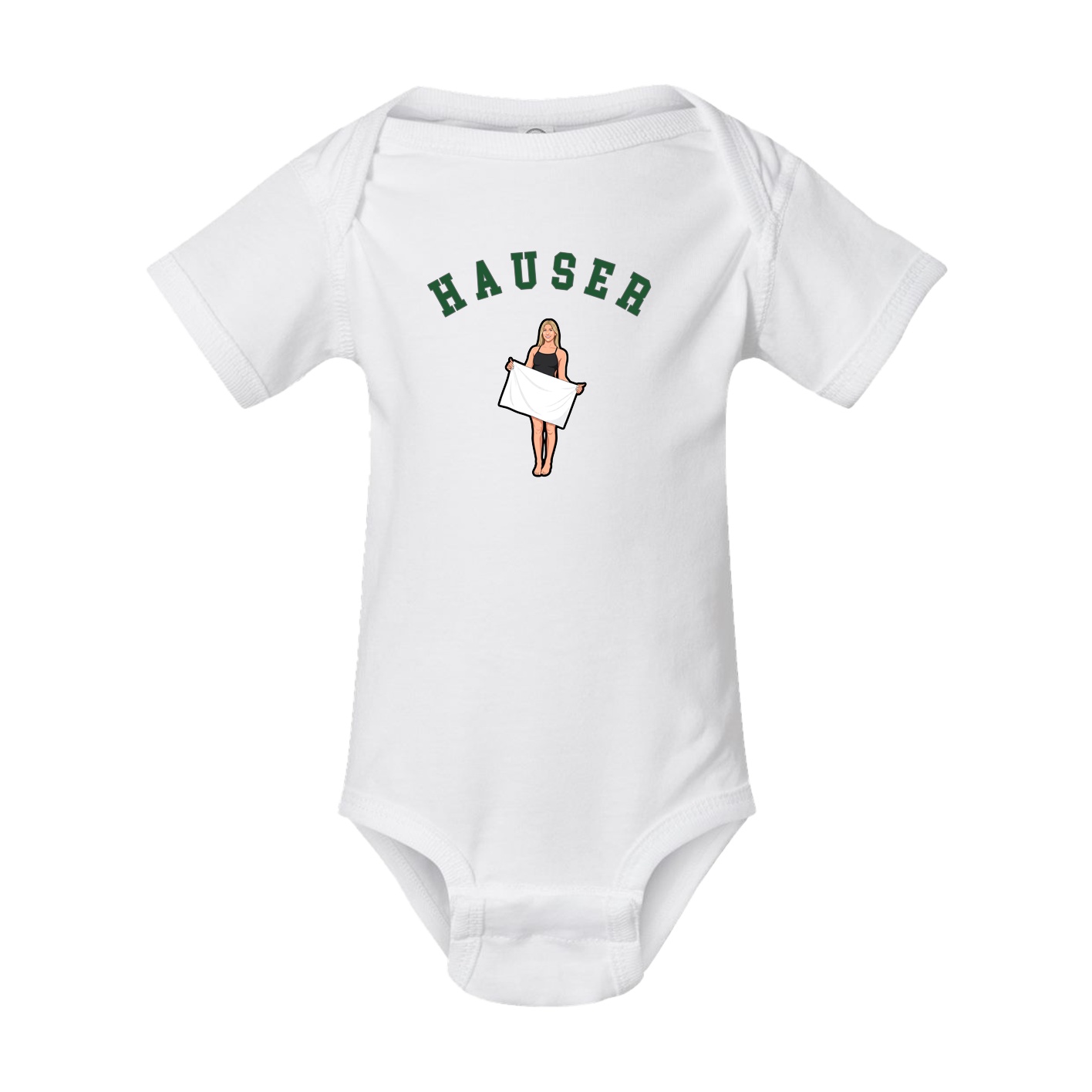 Baby Onesie — Shirsey Arch in White