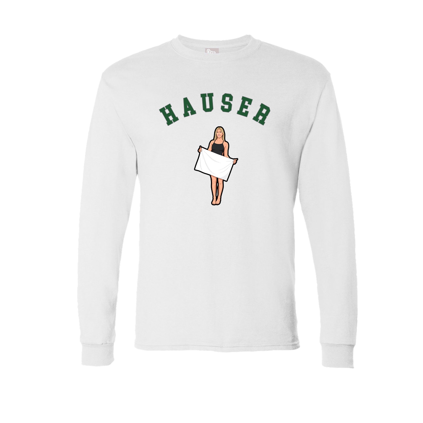 Long Sleeve Tee — Shirsey Arch in White