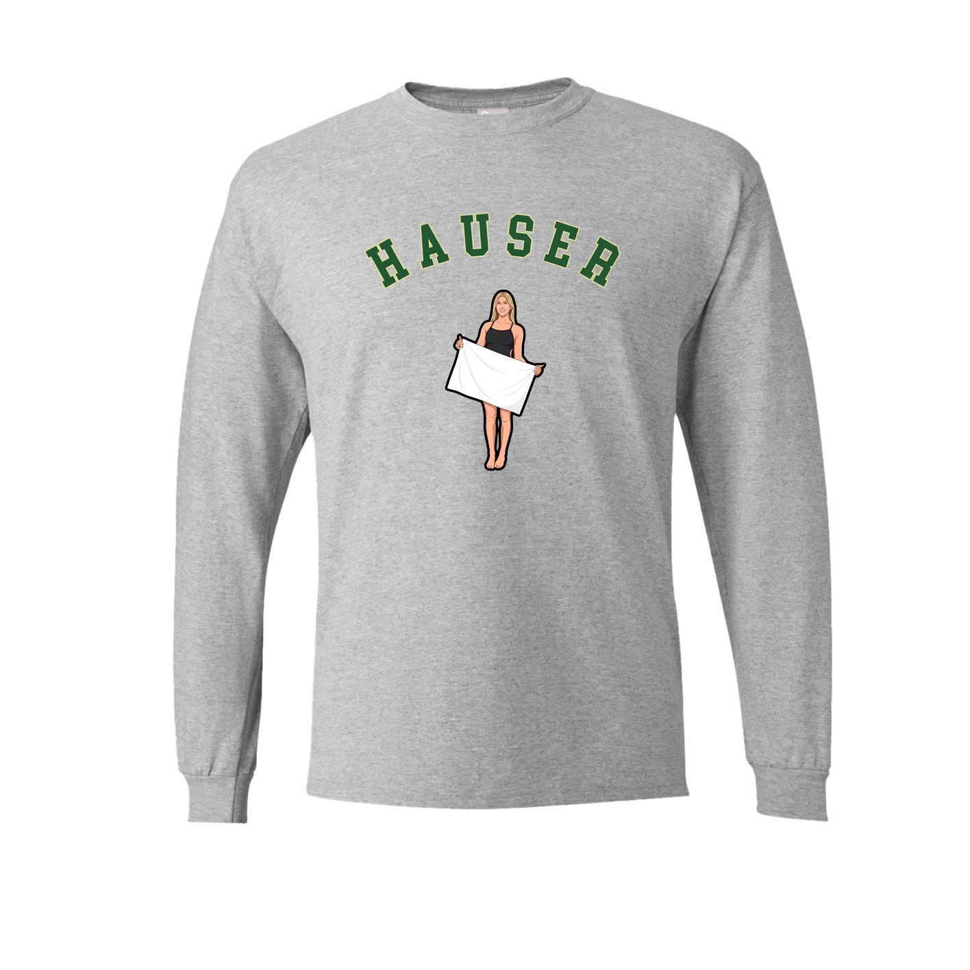 Long Sleeve Tee — Shirsey Arch in Grey