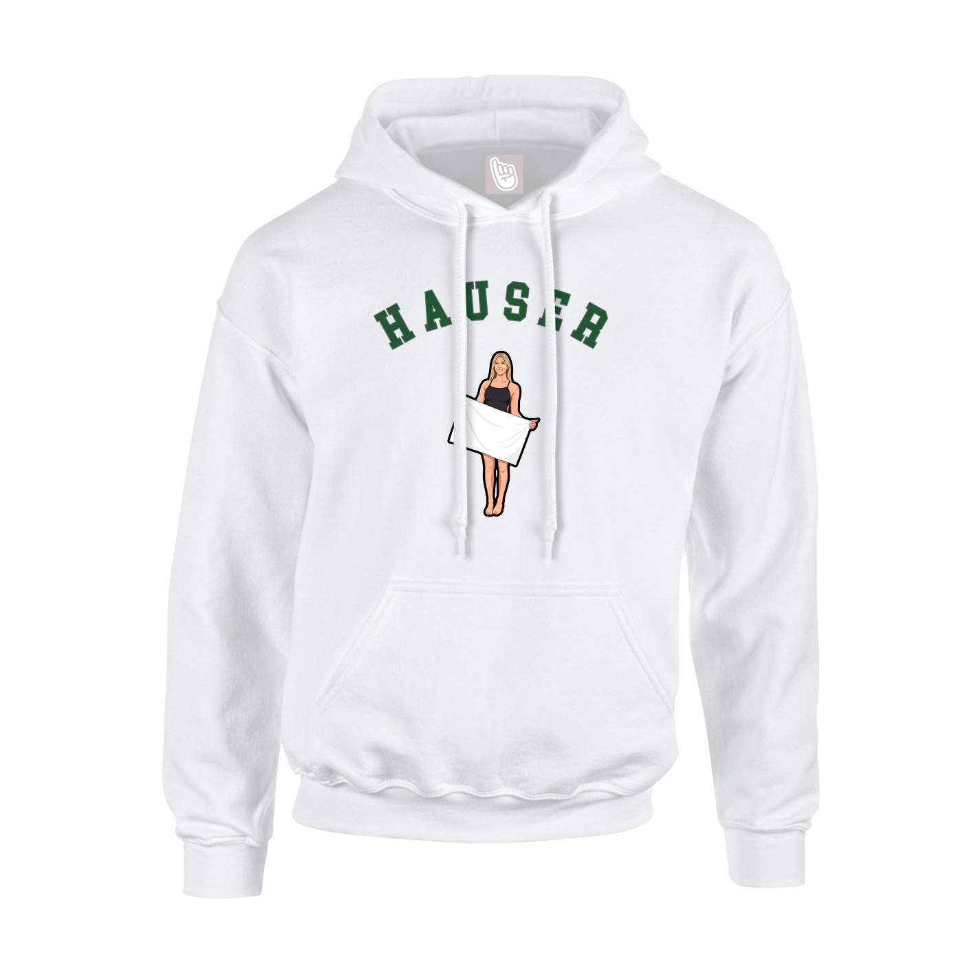 Hoodie — Shirsey Arch in White