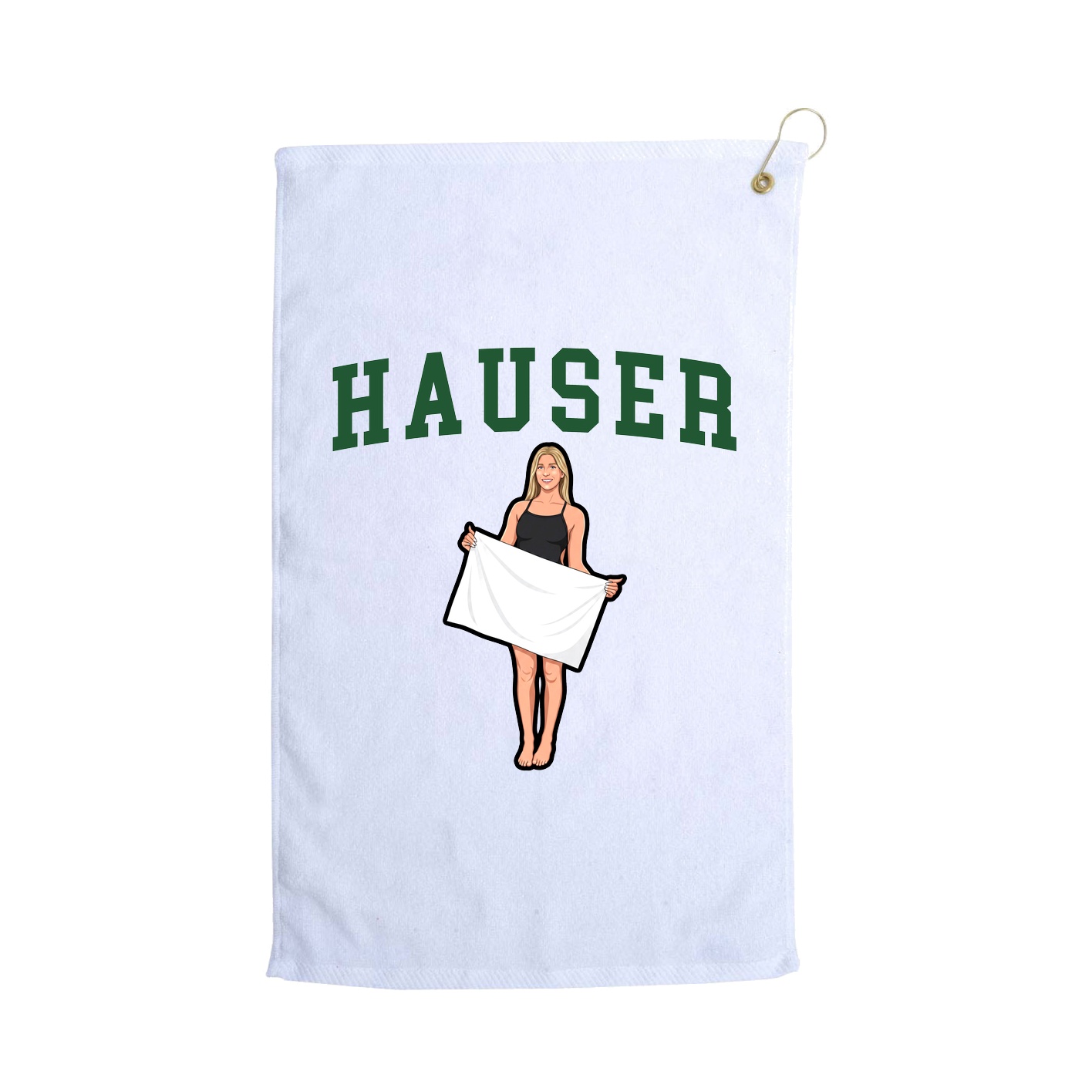 Golf Towel — Shirsey in White