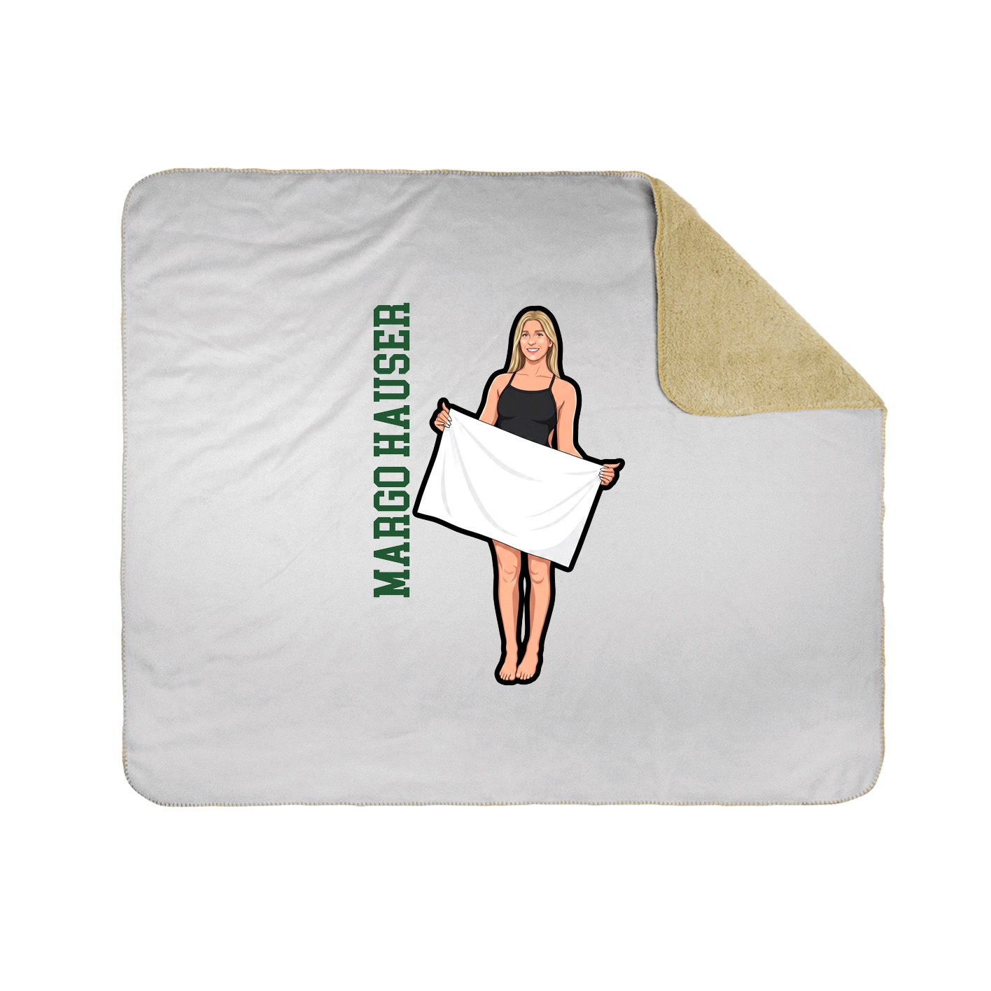 50x60 Sherpa Lined Throw Blanket
