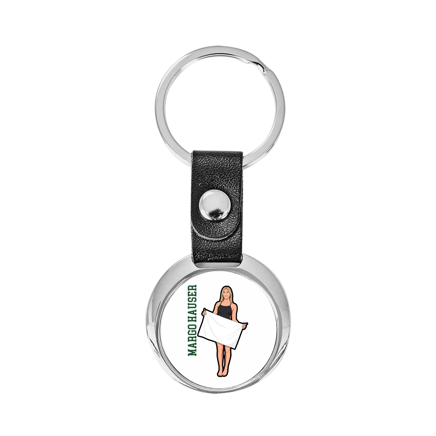 Key Chain — Name Vertical in Classic