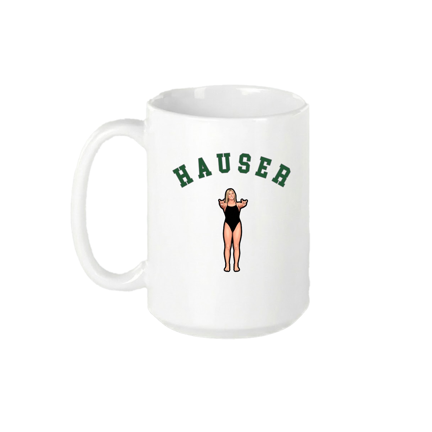 15oz Coffee Mug — Shirsey Arch in White