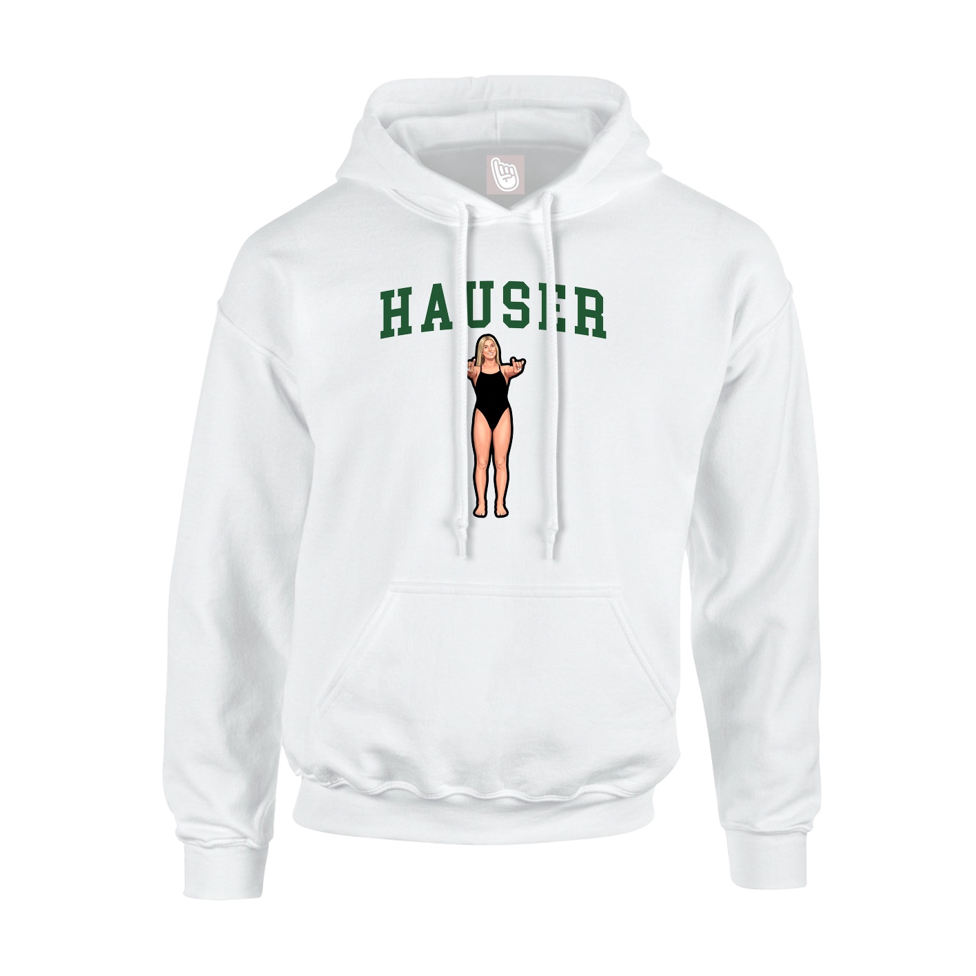 Hoodie — Shirsey in White