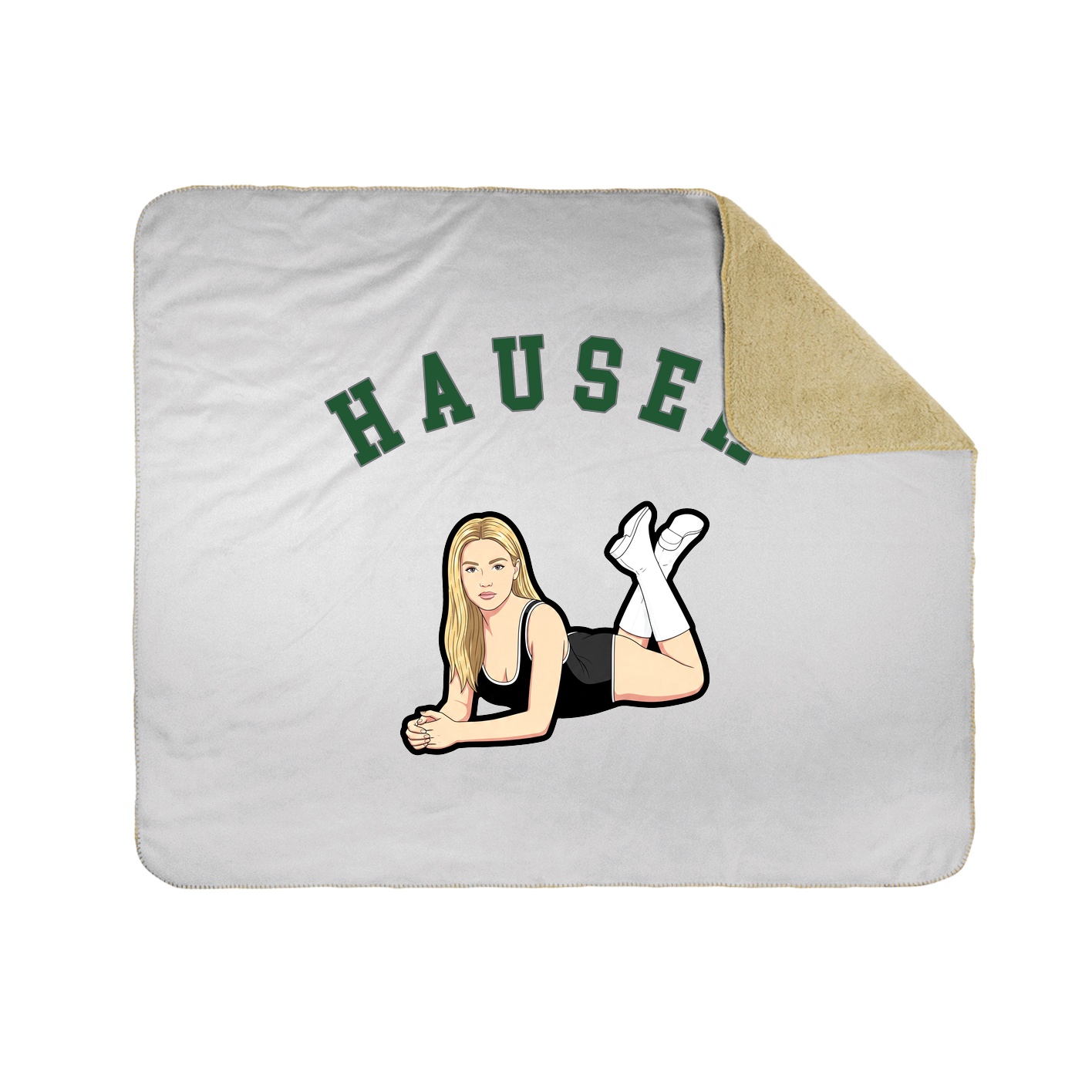 Throw Blanket — Shirsey Arch in White