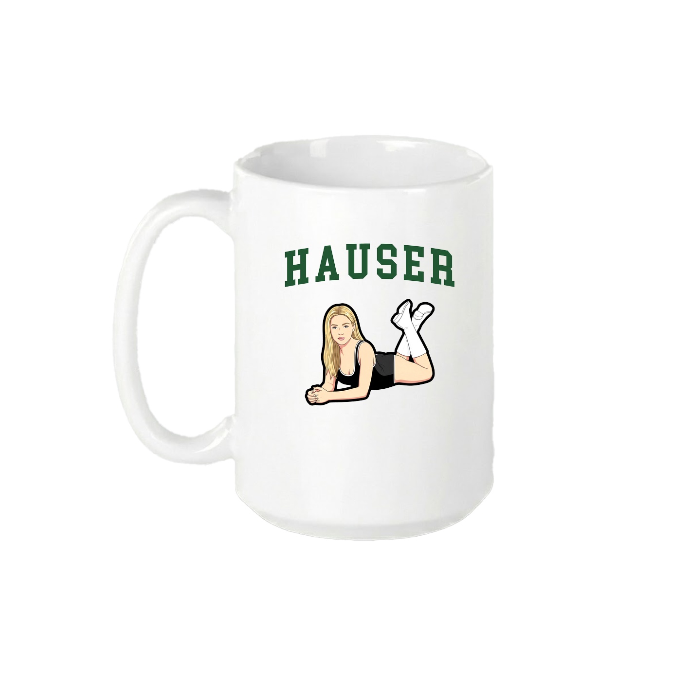 15oz Coffee Mug — Shirsey in White