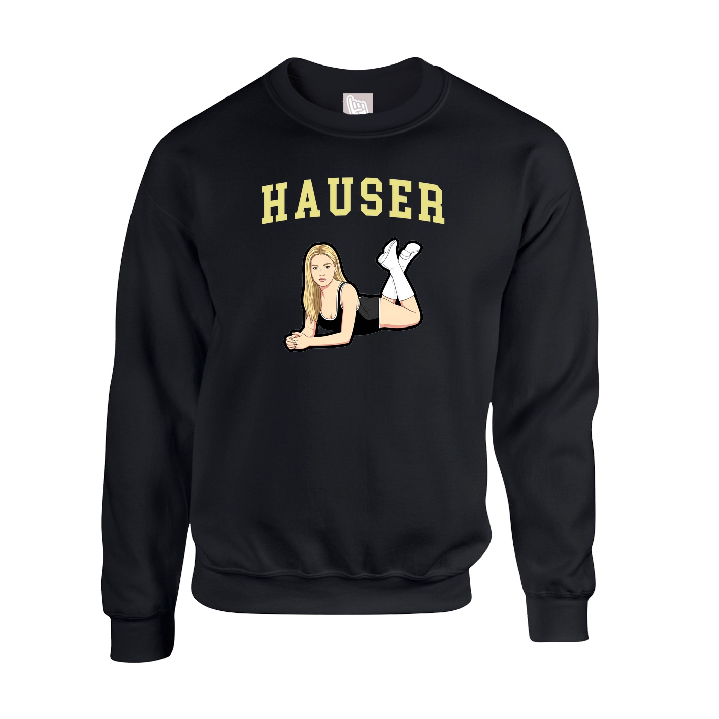 Fleece Crew — Shirsey in Black