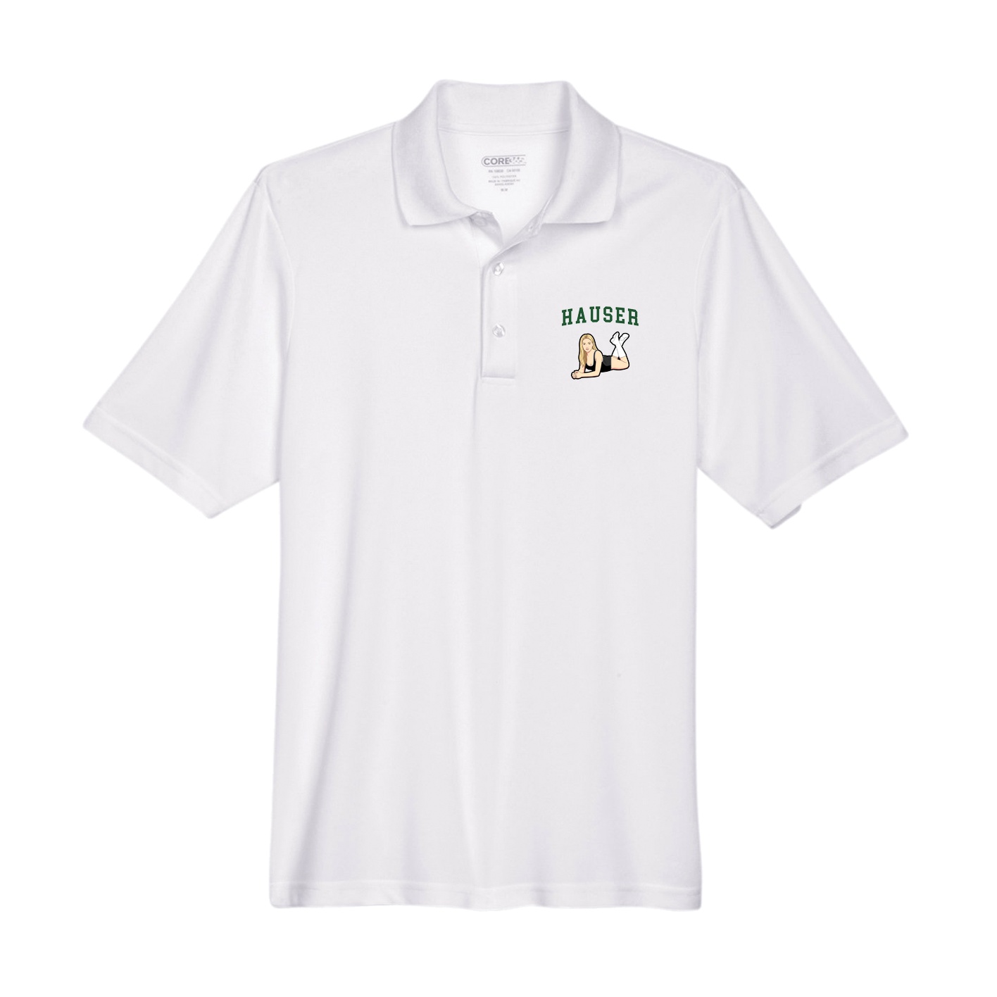 Performance Polo — Shirsey in White