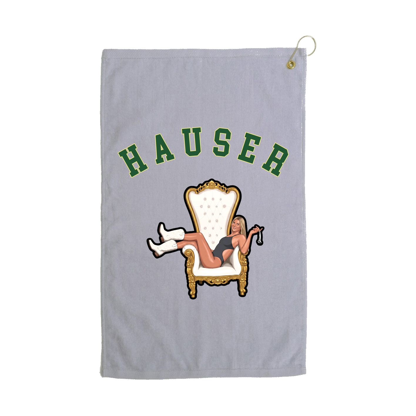 Golf Towel — Shirsey Arch in Grey