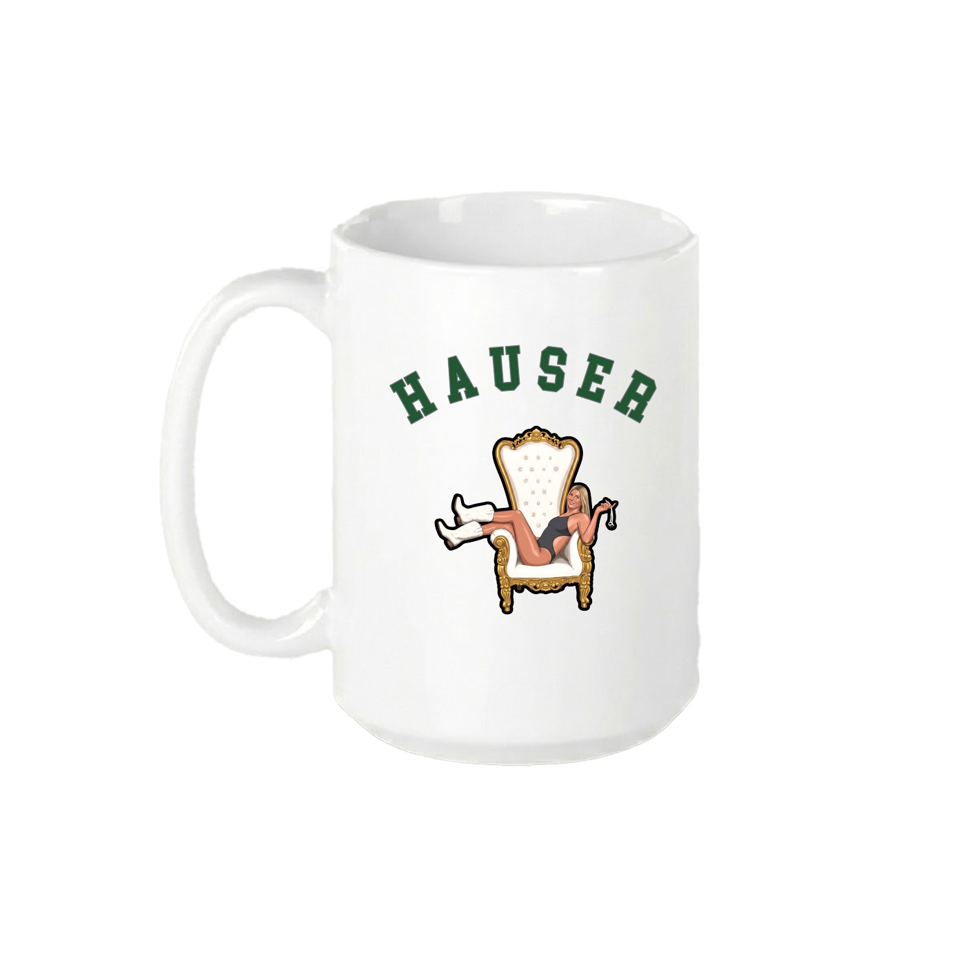 15oz Coffee Mug — Shirsey Arch in White
