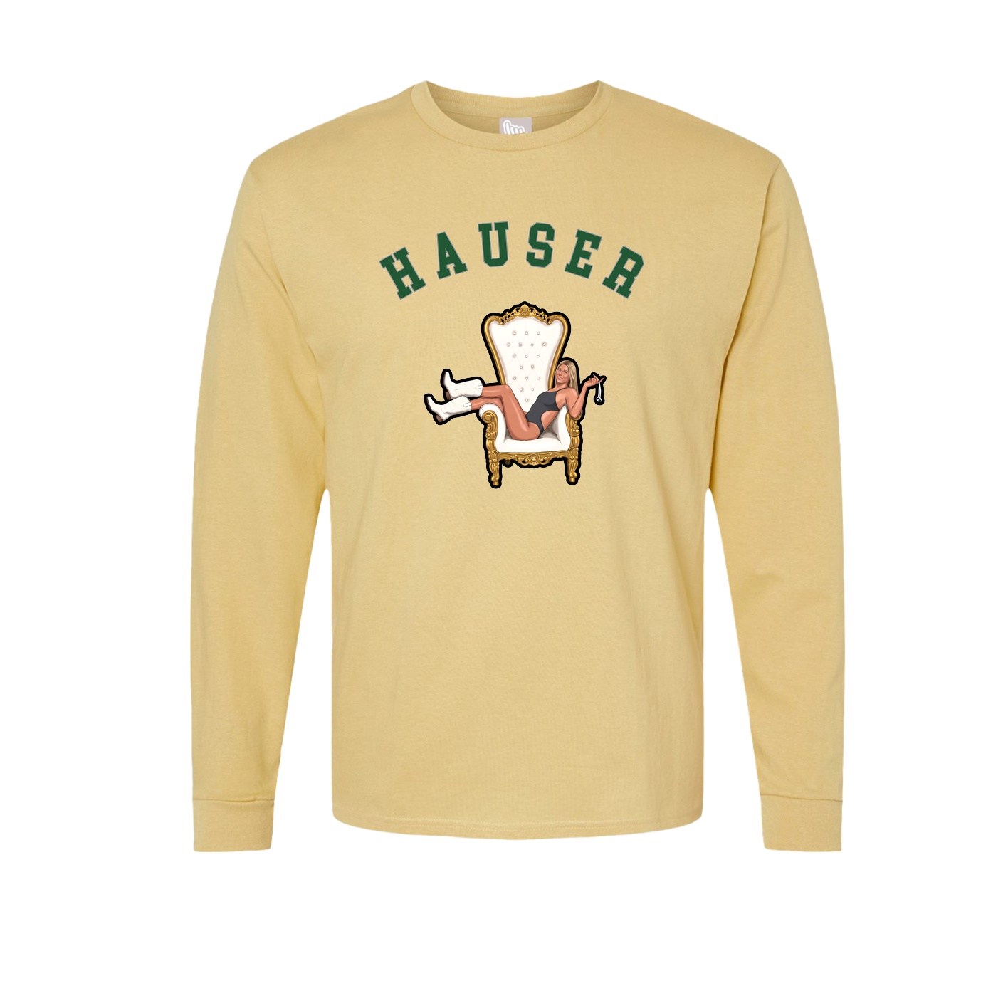Long Sleeve Tee — Shirsey Arch in Vegas Gold