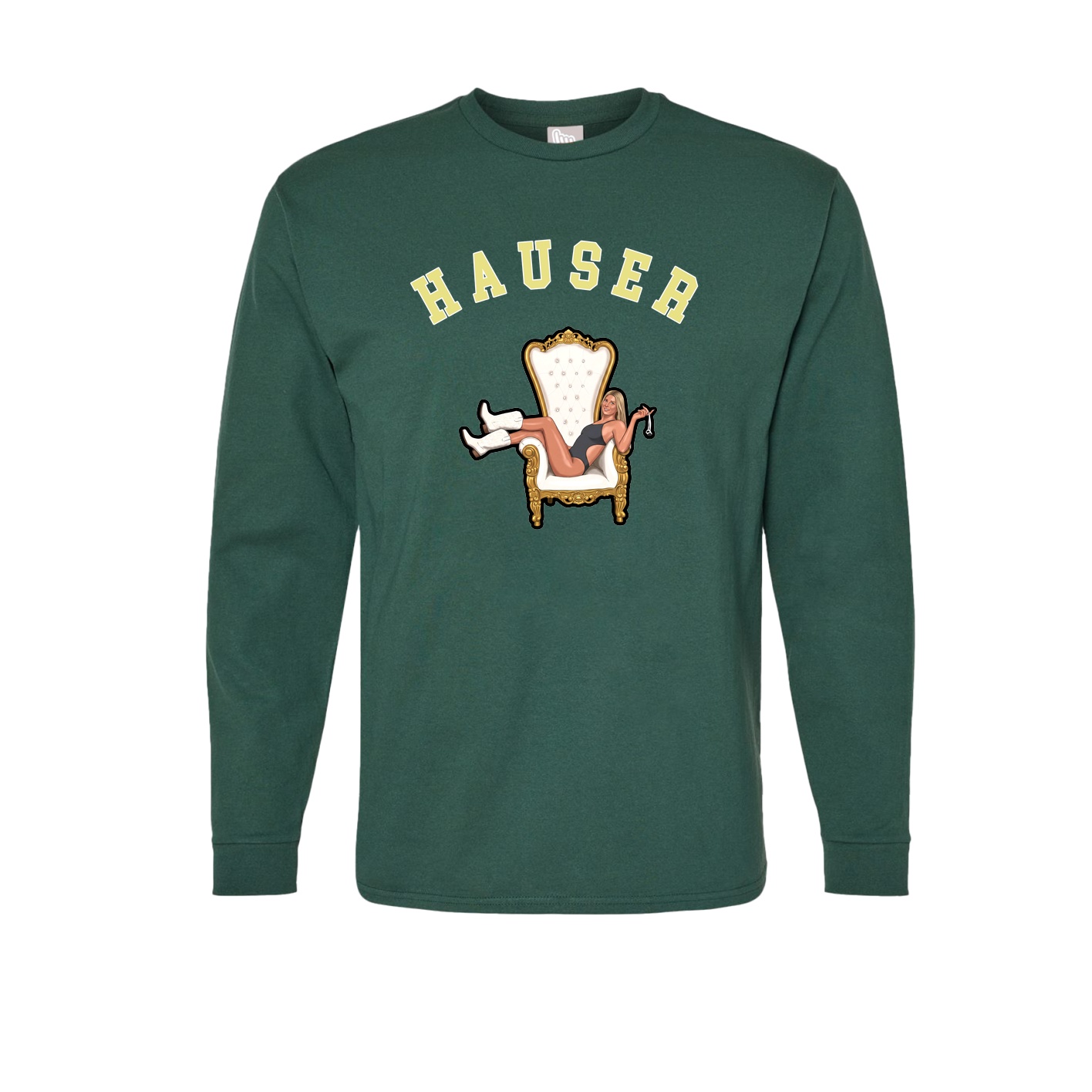 Long Sleeve Tee — Shirsey Arch in Green