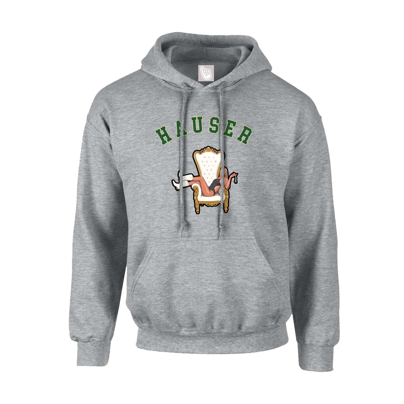 Youth Hoodie — Shirsey Arch in Grey