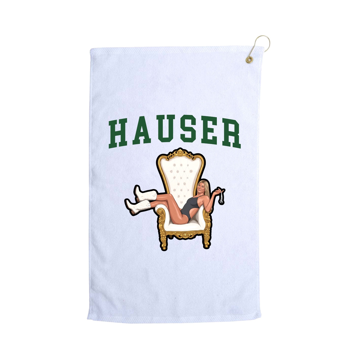 Golf Towel — Shirsey in White