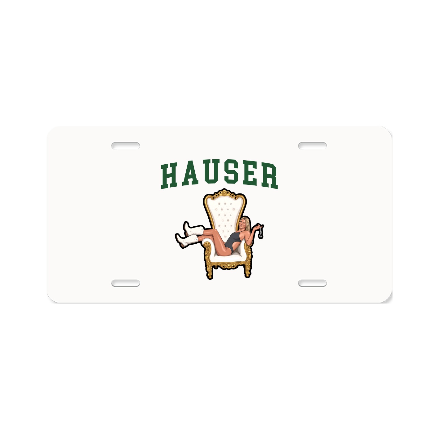 License Plate — Shirsey in Classic