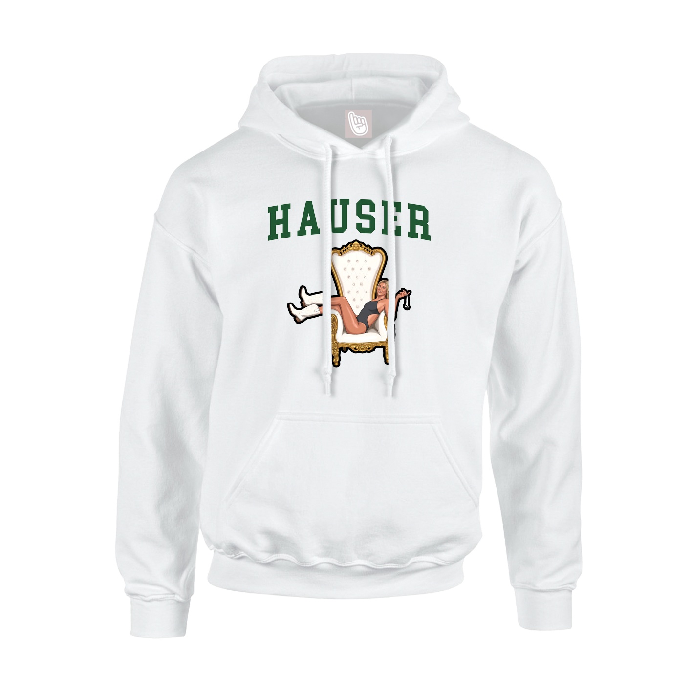 Hoodie — Shirsey in White