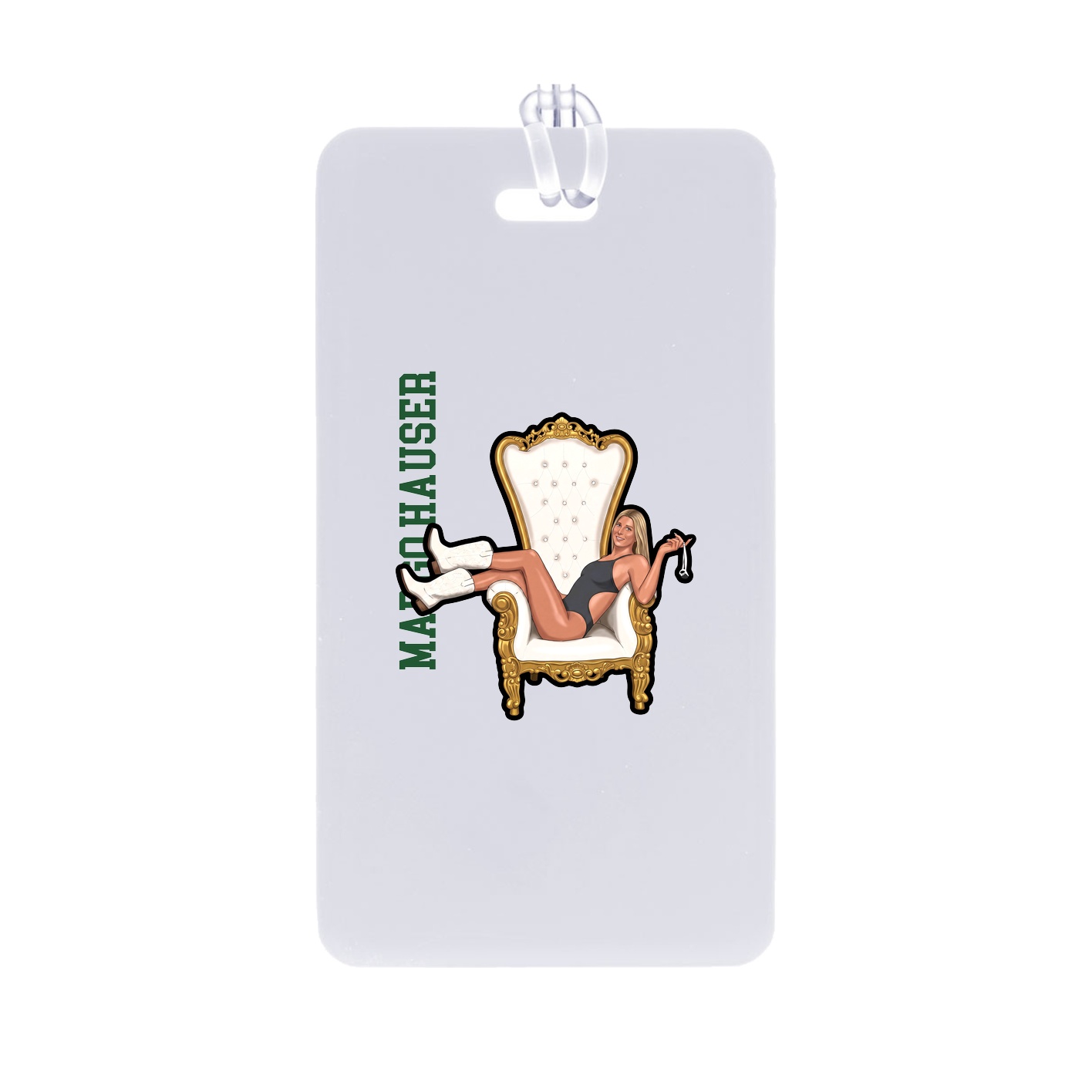 Bag Tag — Name Vertical in Classic