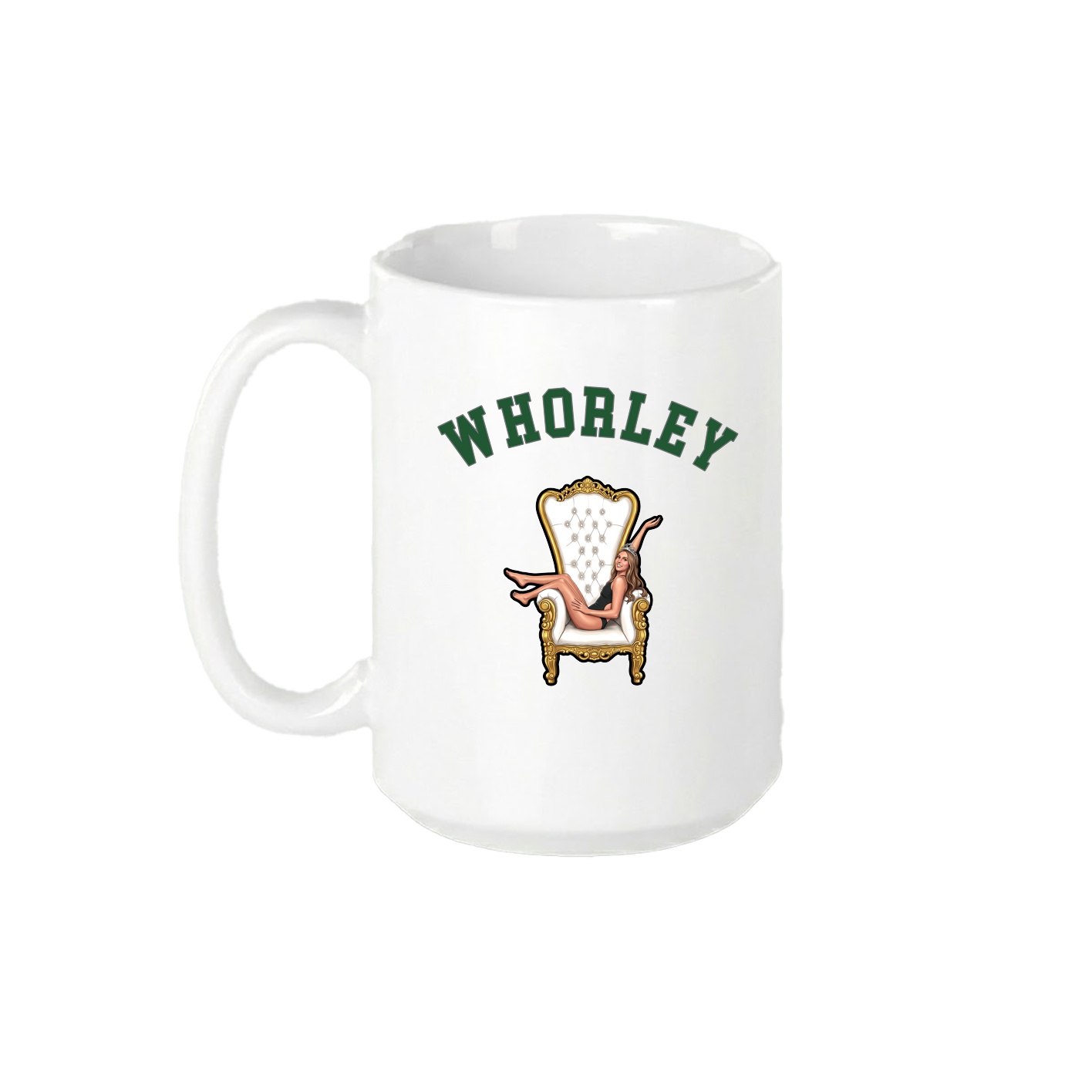 15oz Coffee Mug — Shirsey Arch in White