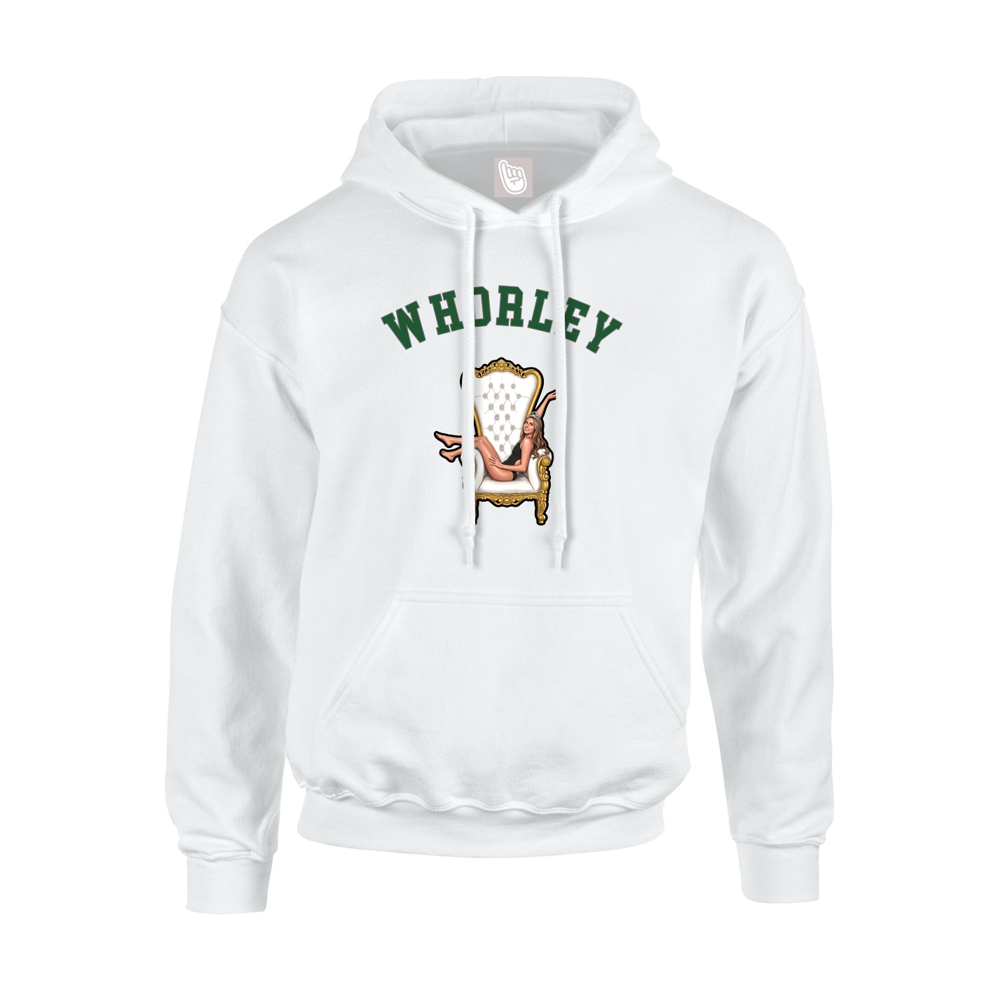 Hoodie — Shirsey Arch in White