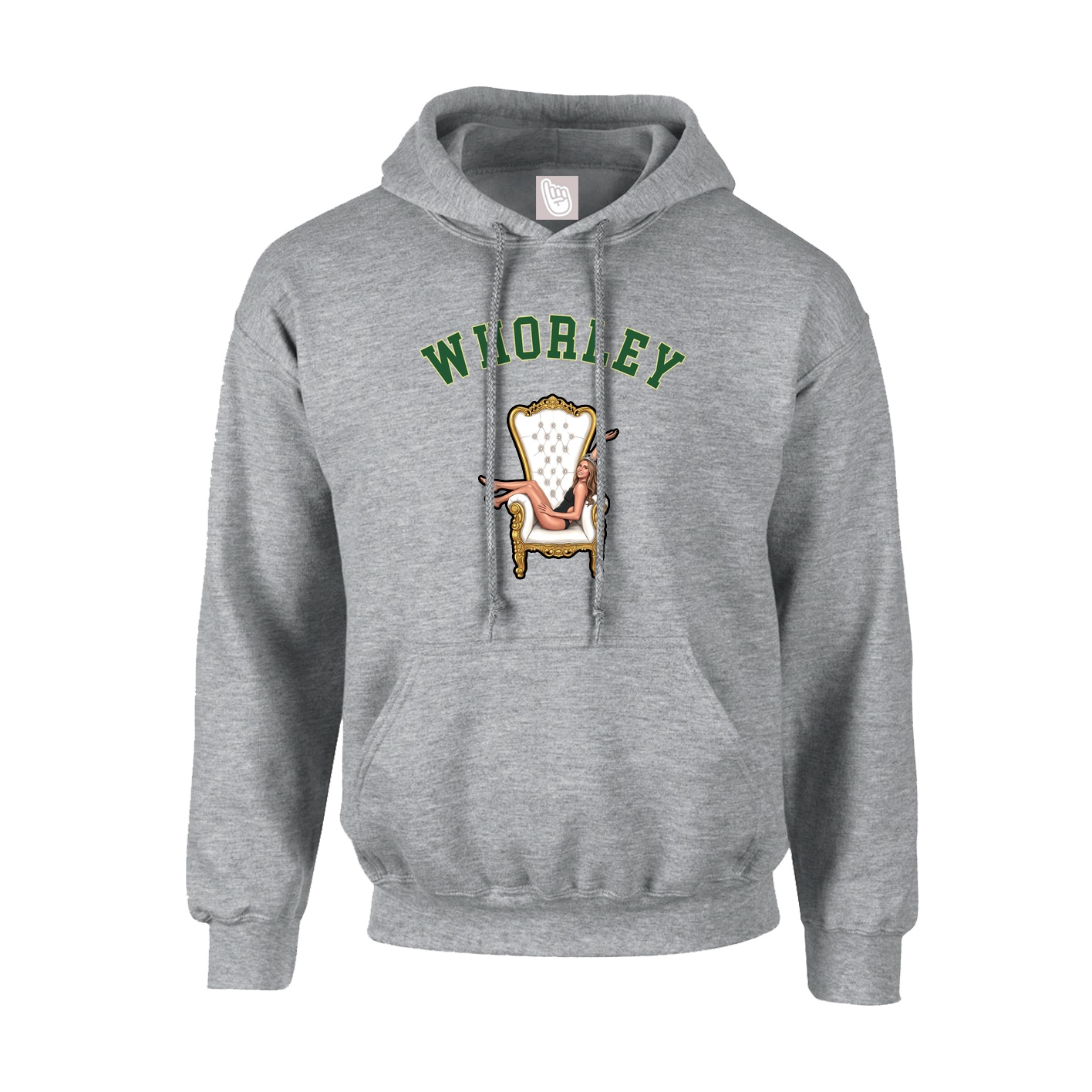 Youth Hoodie — Shirsey Arch in Grey