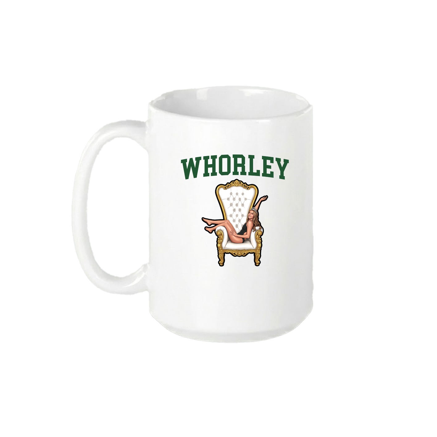 15oz Coffee Mug — Shirsey in White