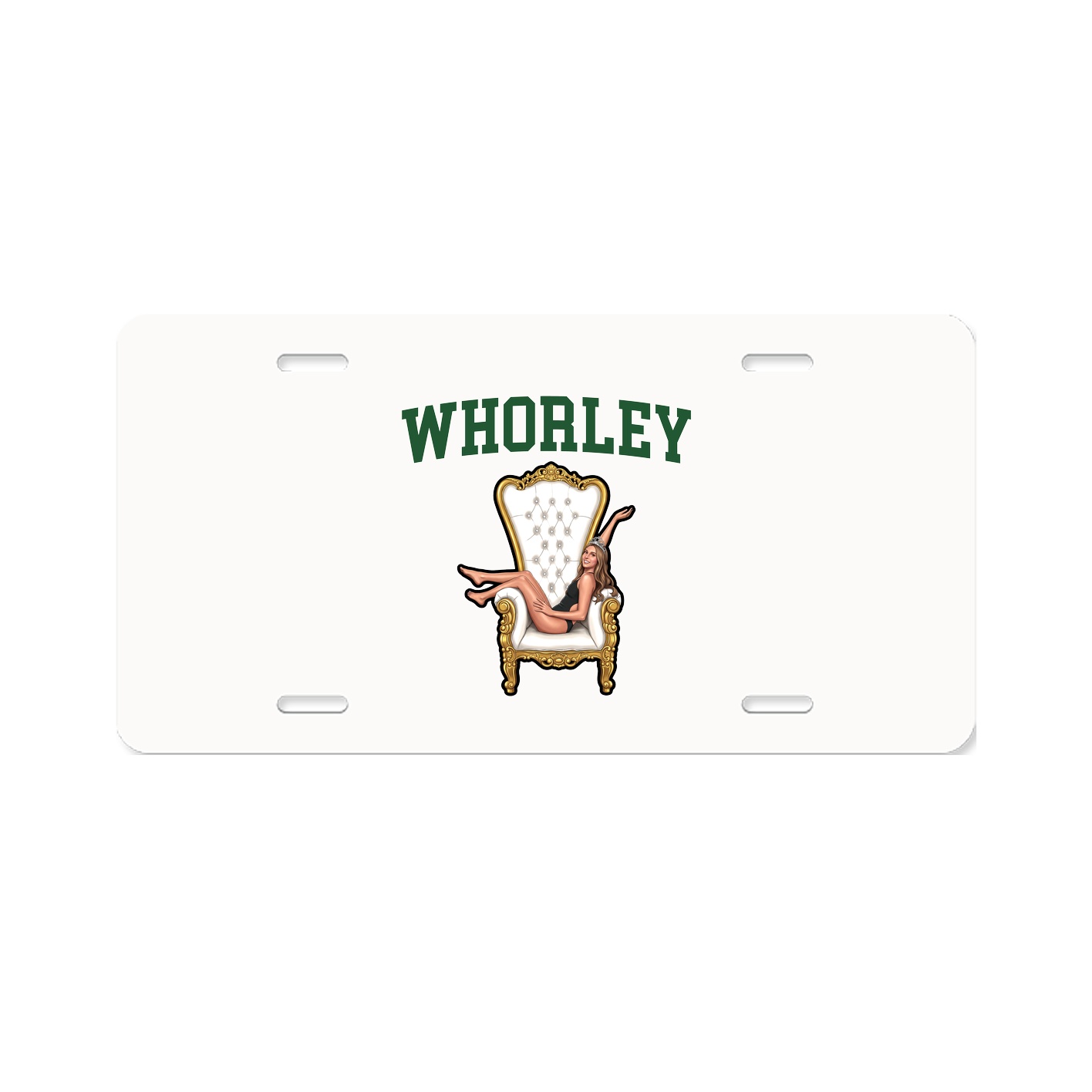 License Plate — Shirsey in Classic