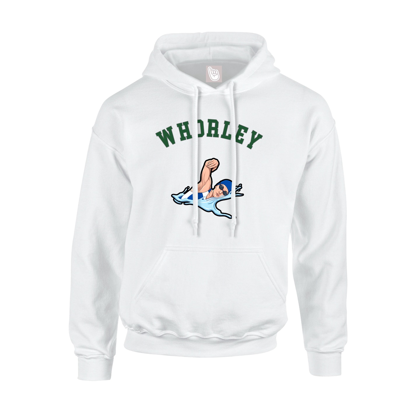 Hoodie — Shirsey Arch in White