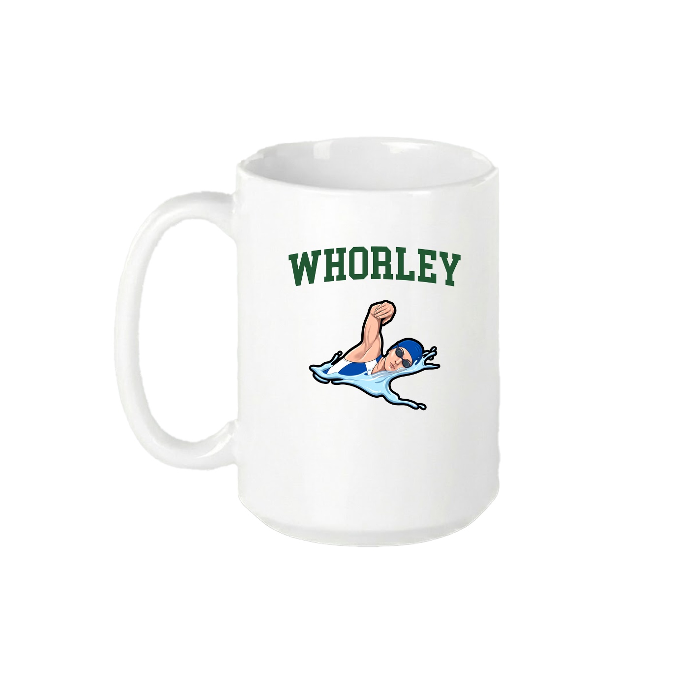 15oz Coffee Mug — Shirsey in White