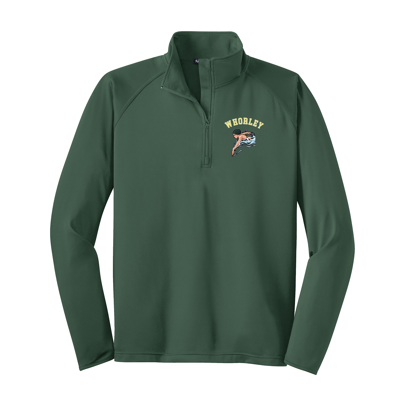 Q-Zip Pullover — Shirsey Arch in Green