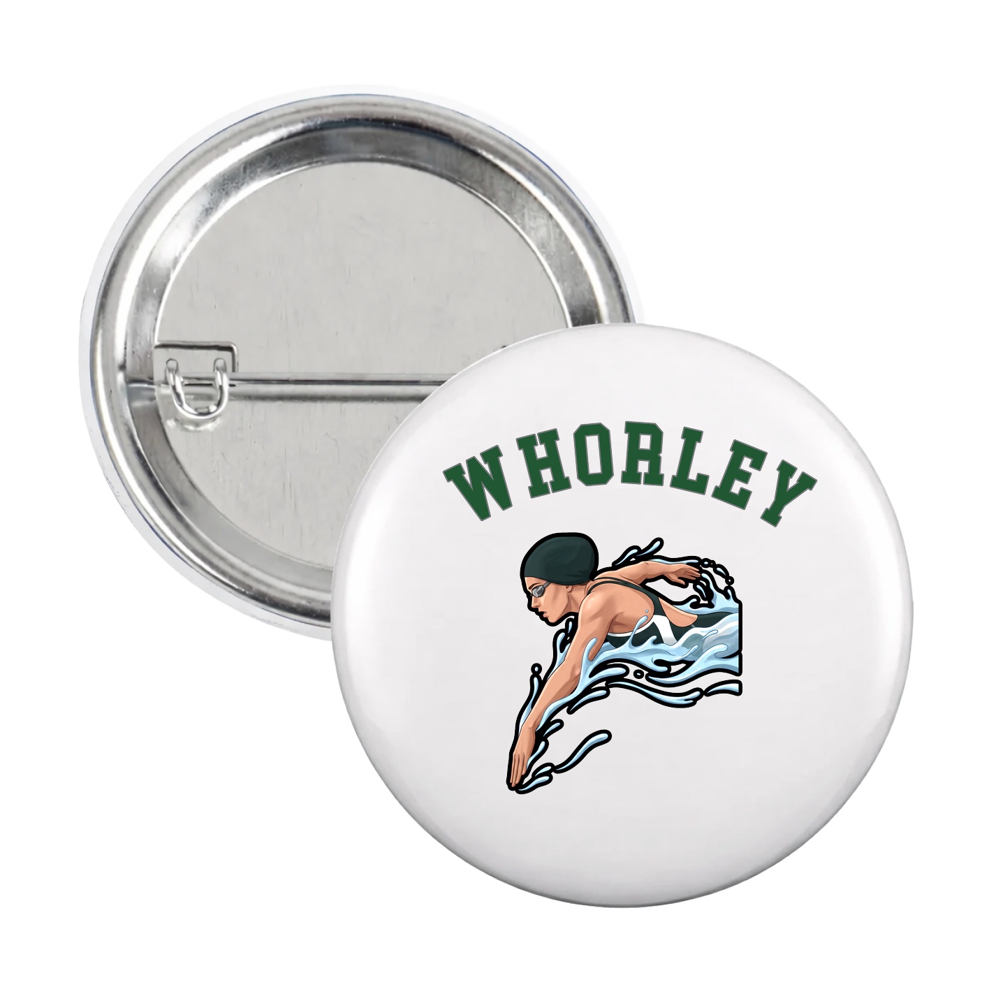 Game Day Button — Shirsey Arch in White
