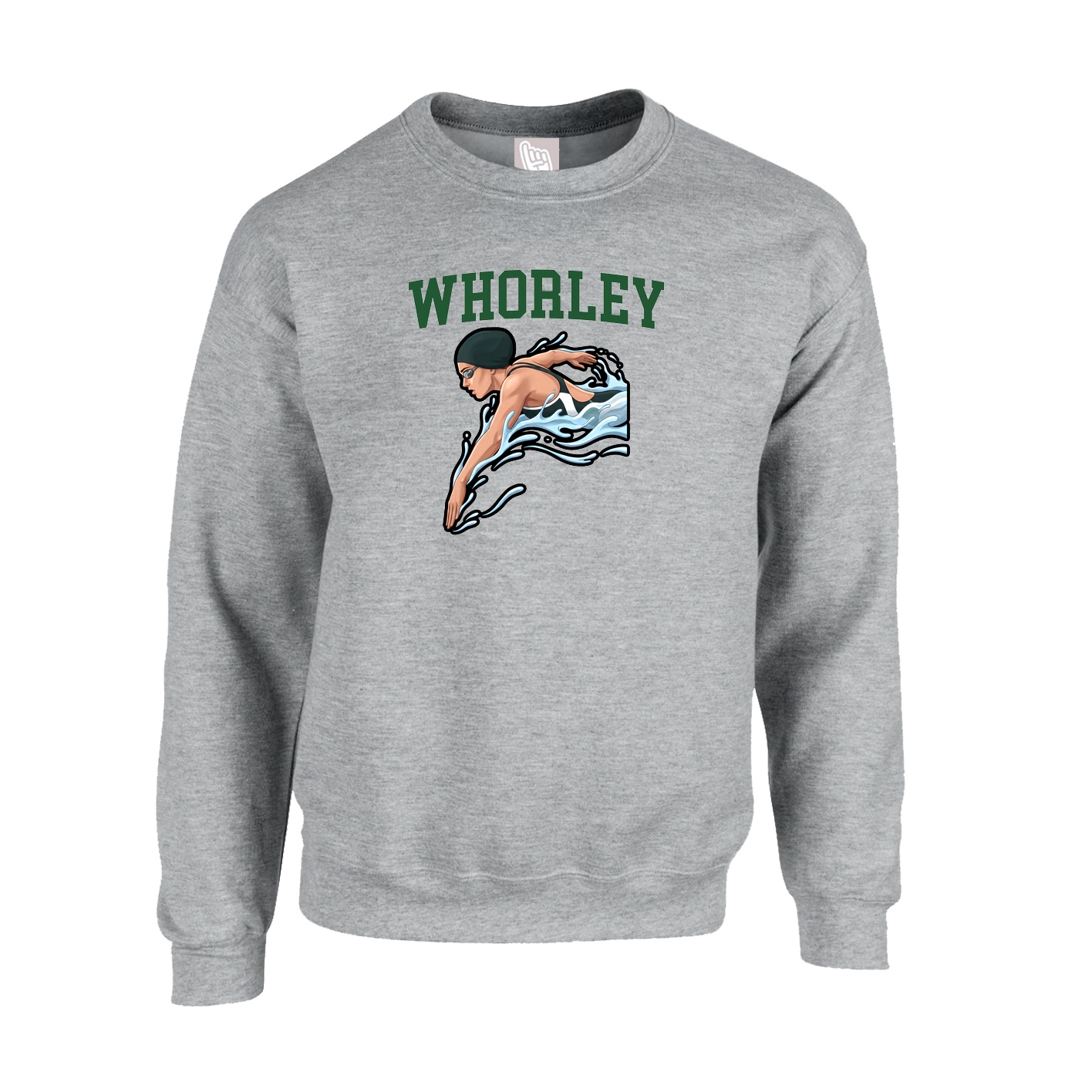 Fleece Crew — Shirsey in Grey