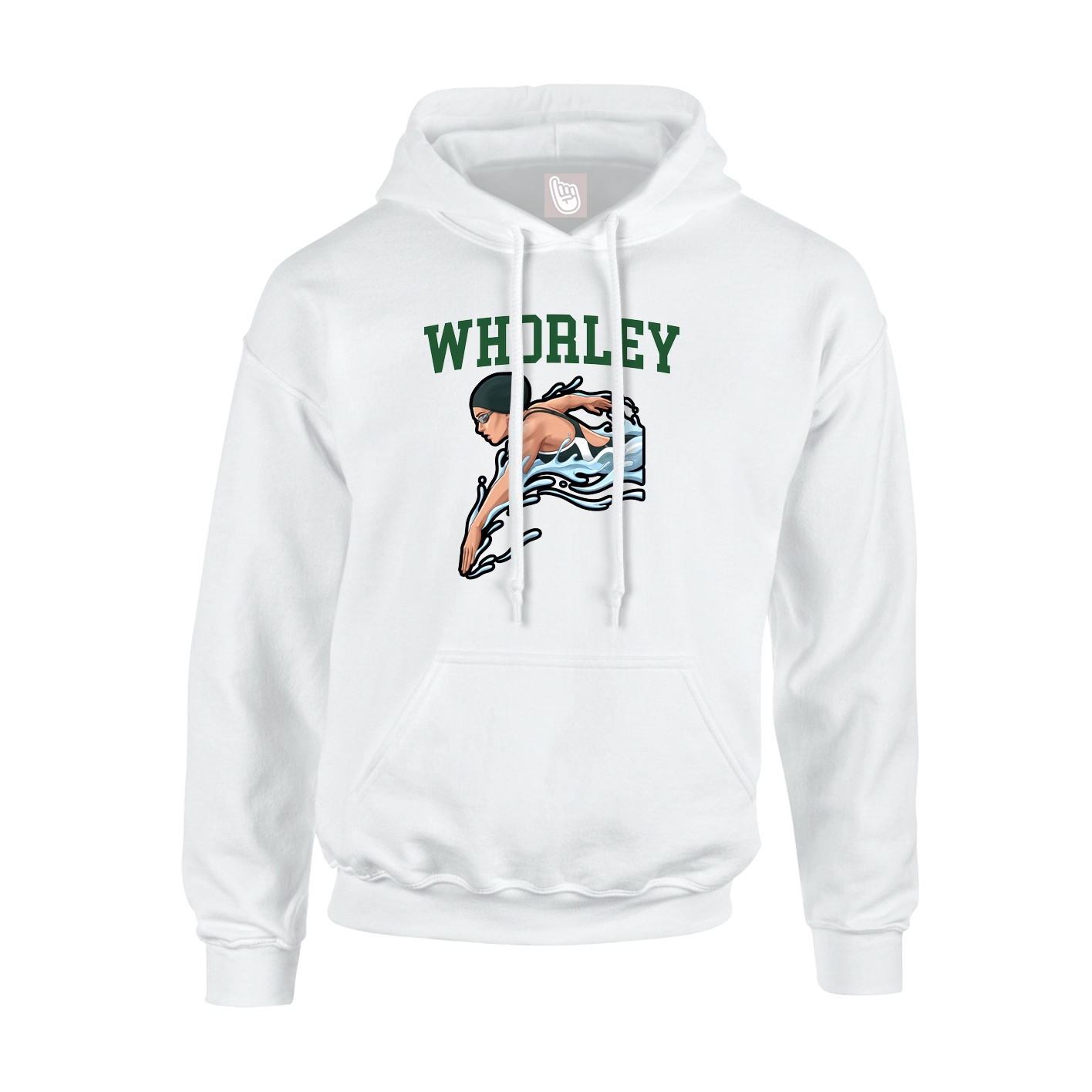 Youth Hoodie — Shirsey in White