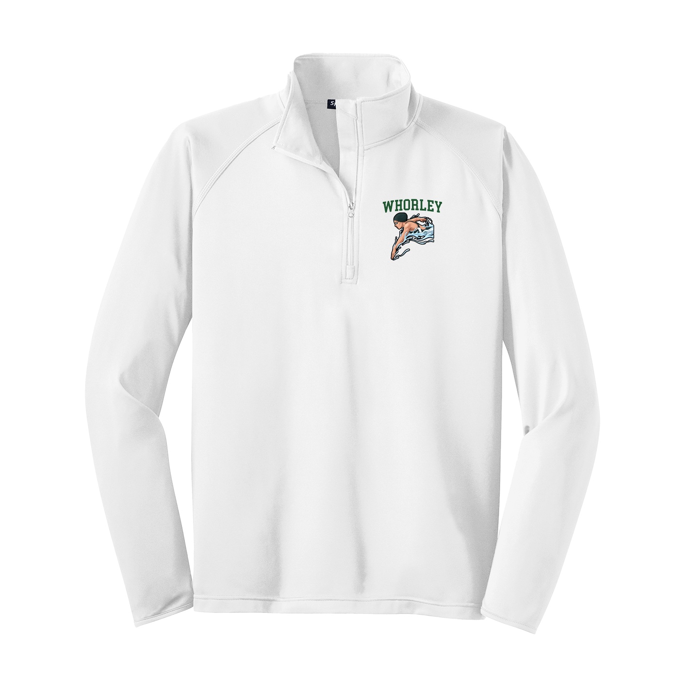 Q-Zip Pullover — Shirsey in White