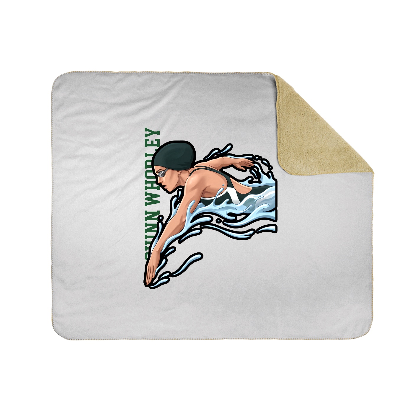 50x60 Sherpa Lined Throw Blanket