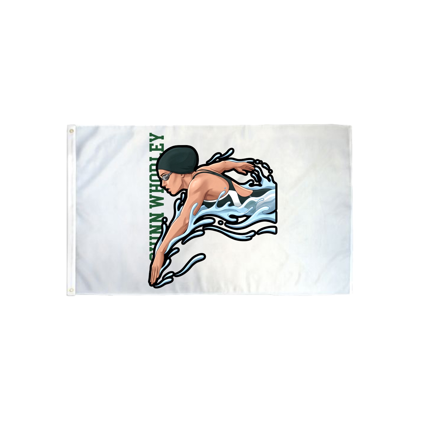 3x5 Flag — Name Vertical in Classic