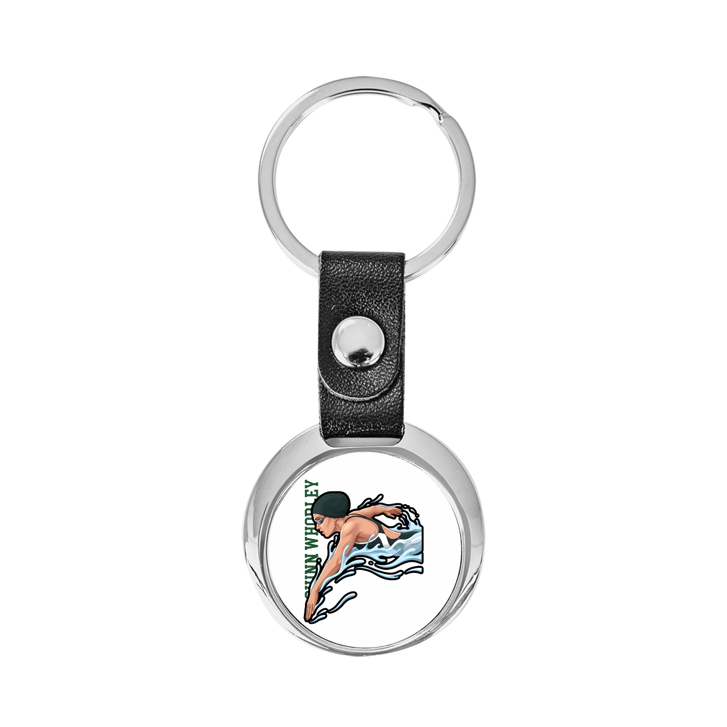 Key Chain — Name Vertical in Classic