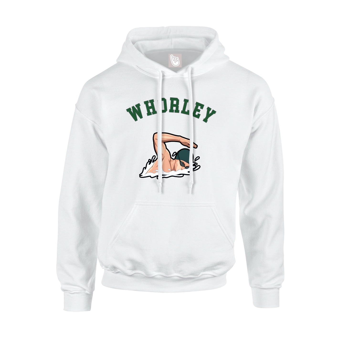 Hoodie — Shirsey Arch in White