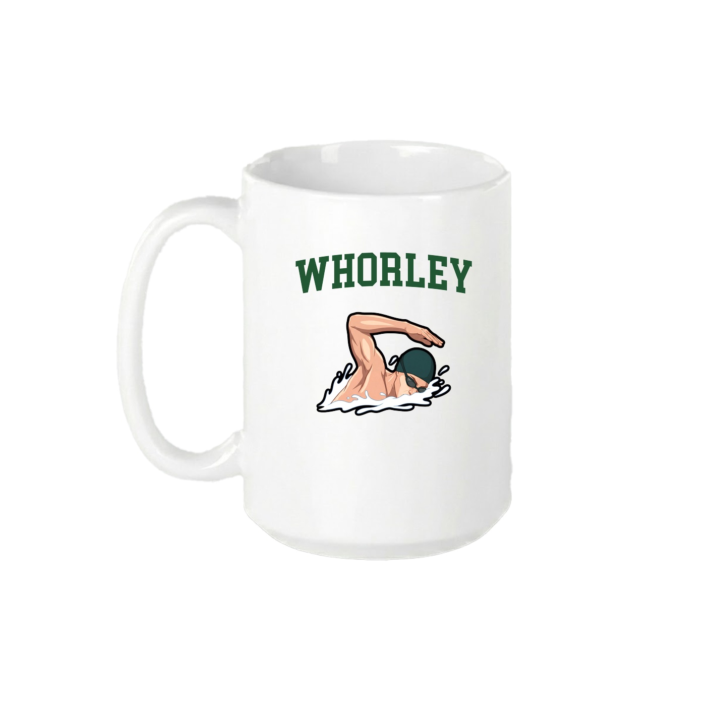 15oz Coffee Mug — Shirsey in White