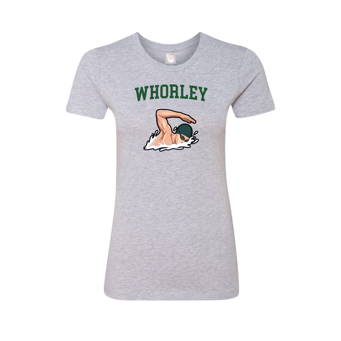 Fitted Women's Tee — Shirsey in Grey