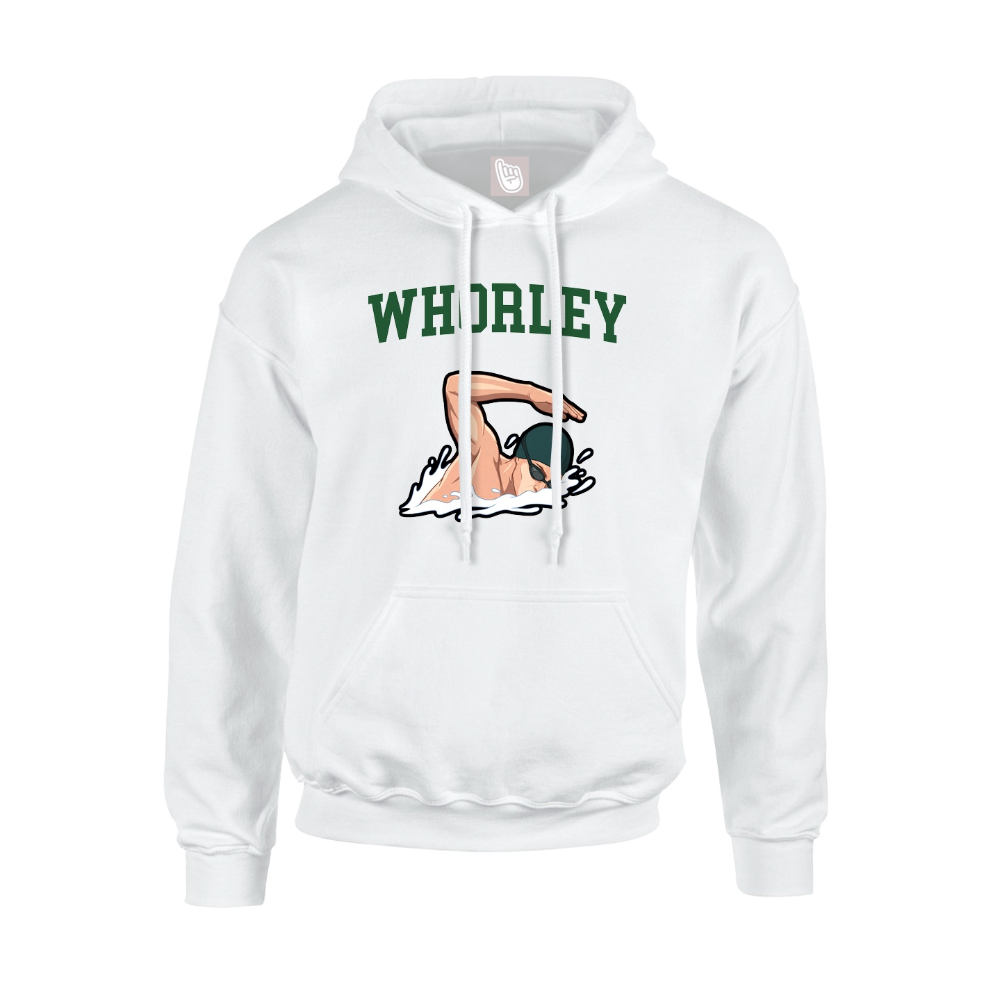 Hoodie — Shirsey in White