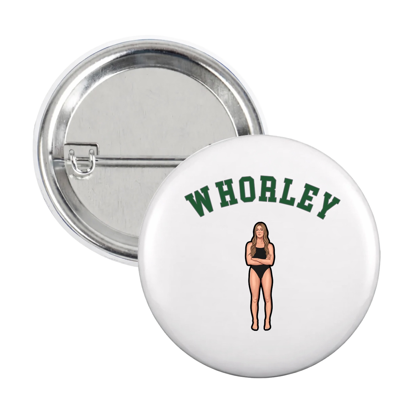 Game Day Button — Shirsey Arch in White